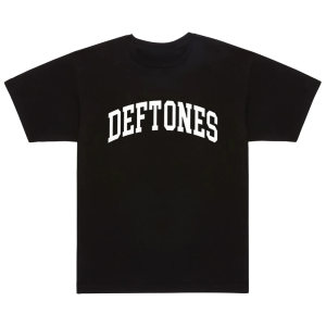 Black and White Colligate Logo T-shirt