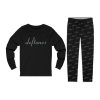 3D Custom Script Logo Pajama Set