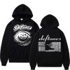 Deftones Across My Skull Hoodie Black