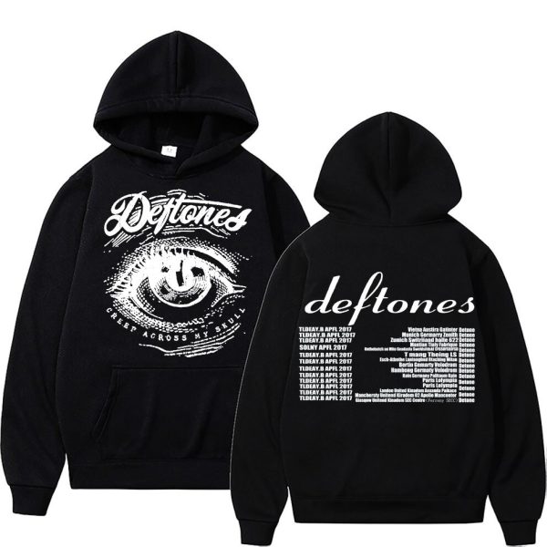 Deftones Across My Skull Hoodie Black