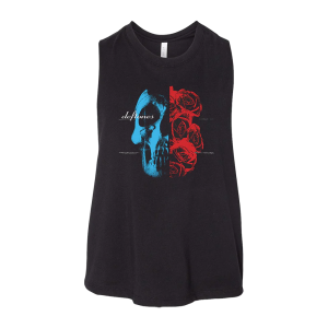 Rose Skull Ladies Tank