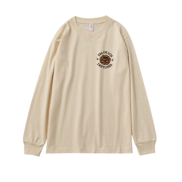 Deftones DDLD ’24 Oval Admat Long Sleeve - Grey front