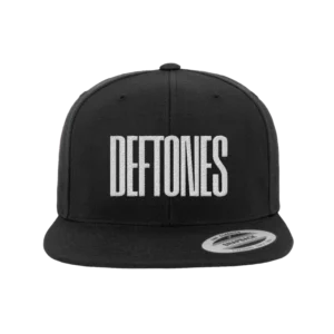 Deftones Black 2025 Side Rose Hat front