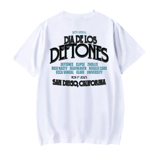 Deftones Dove Line Up T-Shirt Back