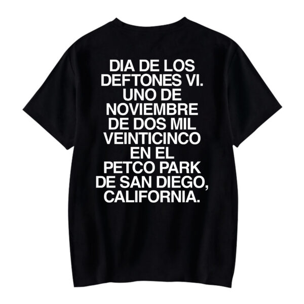 Dia De Los Deftones VI T-Shirt – Black Back