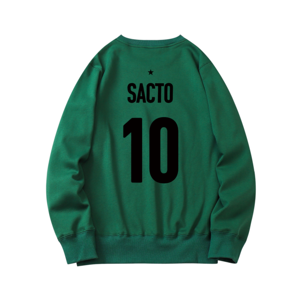 Deftones Soccer Sweatshirt Green Back